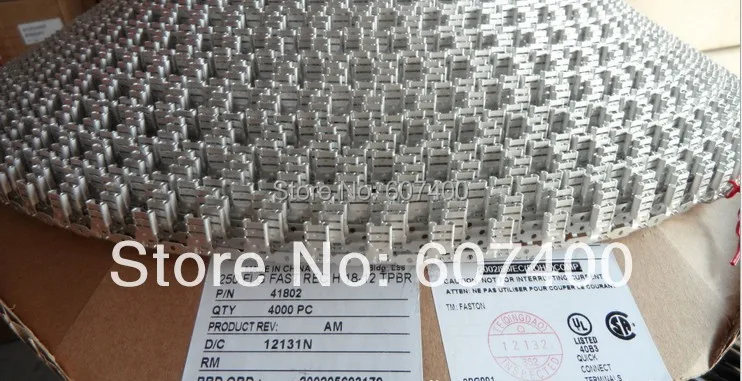 41802 terminals .250 FASTON FLAG TE TYCO sockets crimp teminal connectors 100% new and original parts | Обустройство дома