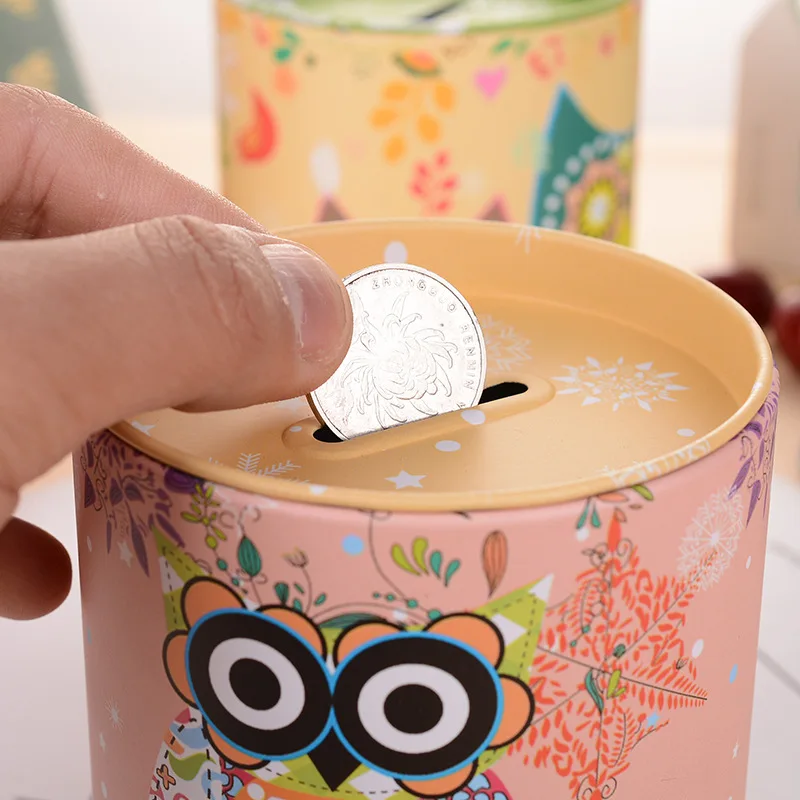 Копилка-держатель для ручек металлическая в виде совы | Дом и сад