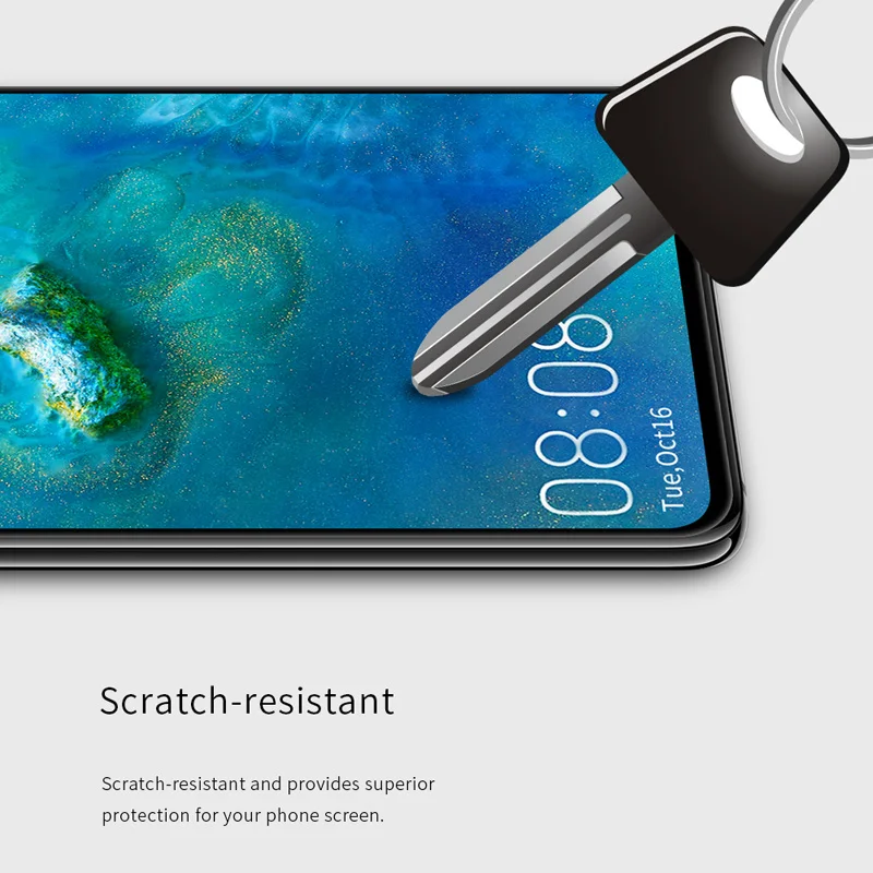 Nillkin XD CP+ макс. закаленное стекло для huawei mate 20 X защитный олеофобный Полный Клей Панели