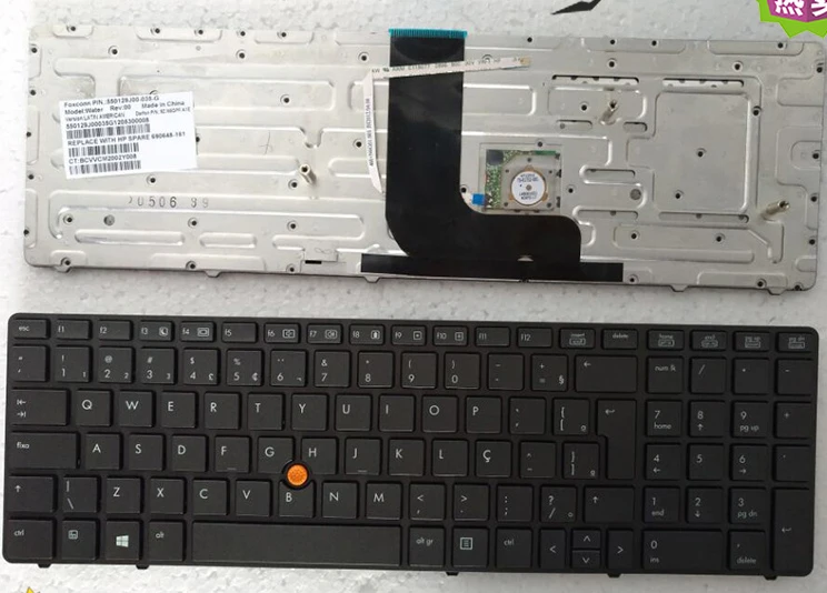 Новости Клавиатура для ноутбука hp EliteBook 8560 Вт 8570 Вт 8760 Вт 8770 Вт швейцарская/Бельгийская/Болгарская/бразильская/канадская французская/Чешская Раскладка