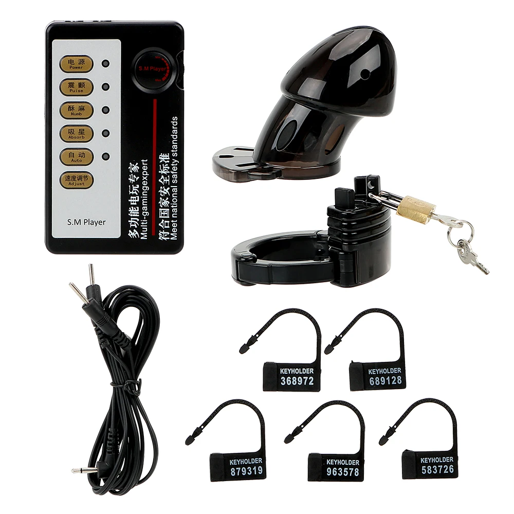 IKOKY клетка на пенис с электрическим хостом медицинские тематические игрушки