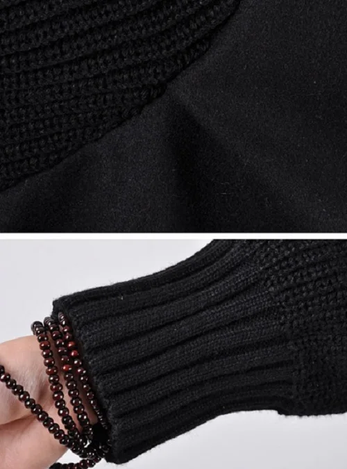 Плащ ветровка накидка твидовая Женская куртка пальто осень зима корейское