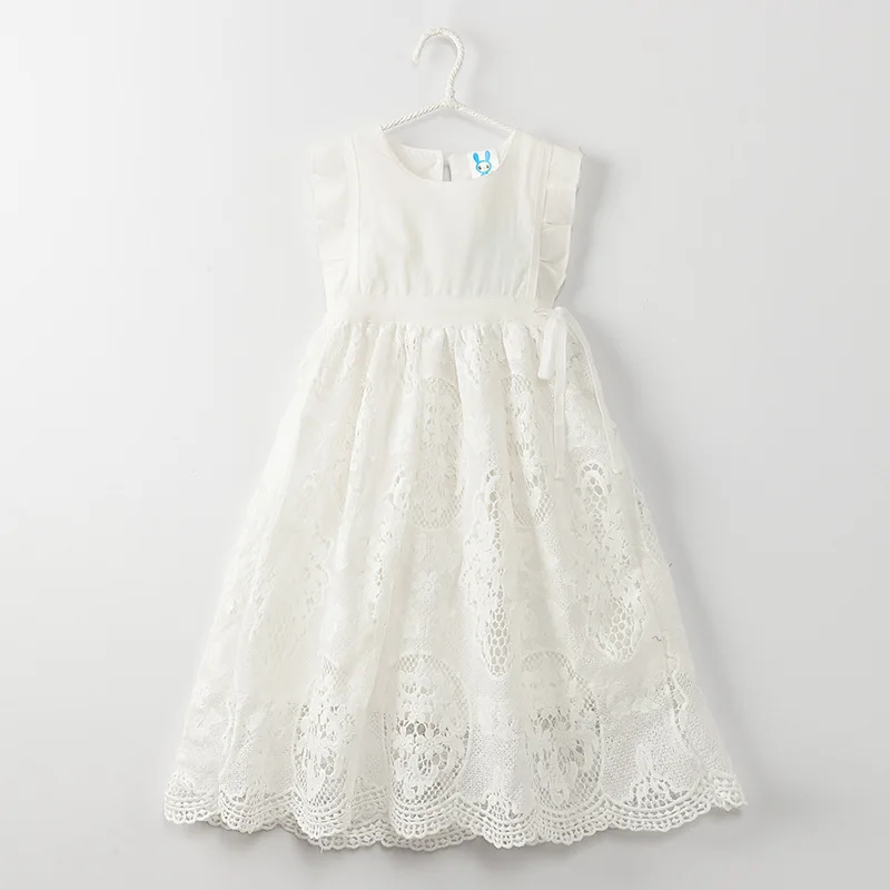 Новинка 2018 года кружевное Летнее Длинное платье средней длины для вечерние