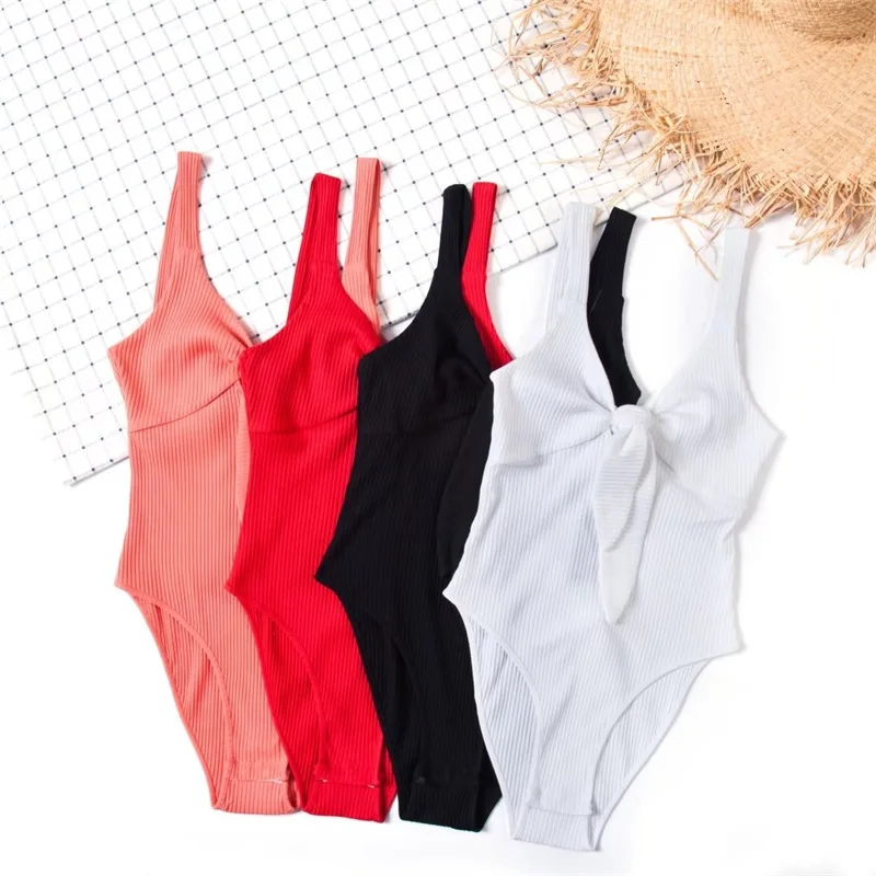 Женское боди с V образным вырезом|tank bodysuit|ribbed bodysuitwomen bodysuit |