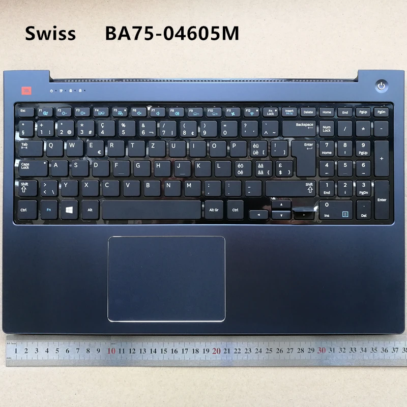 Swiss Макет ноутбук клавиатура с подставка под тачпад для samsung NP670Z5 NP670Z5E NP680Z5E 680Z5E SW BA75-04605M