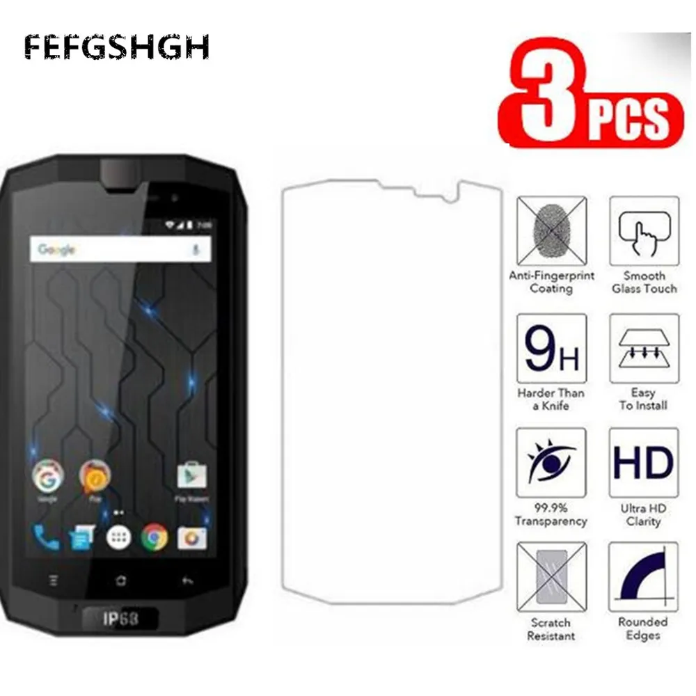 2.5D 9H закаленное стекло для Vertex Impress Grip Защитное экрана на защитное