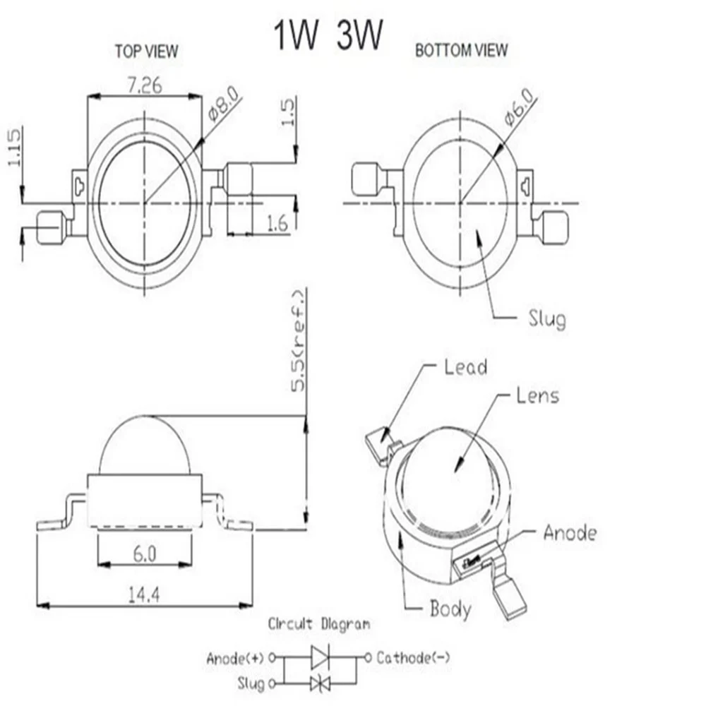 10 шт. 3 Вт Высокая мощность LED УФ фиолетовый свет чип 365nm 375NM 385nm 395nm 400nm 415nm 430nm диод