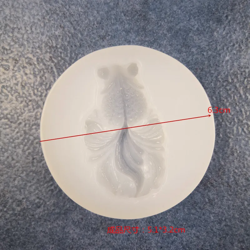 Силиконовая форма для золотых рыбок выращивания сахара стебля цветка инструмент