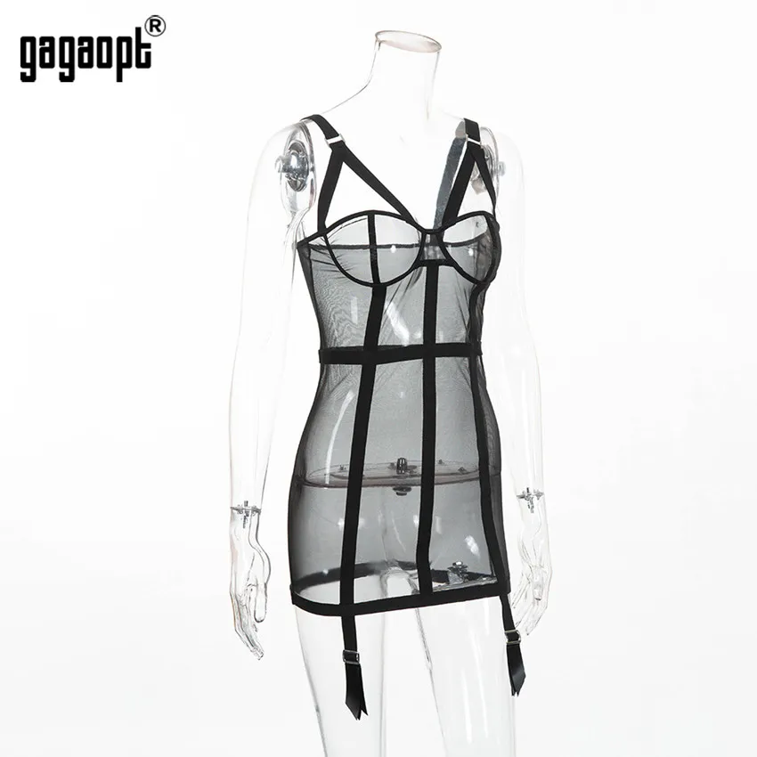 Gagaopt, Сетчатое платье, женские сексуальные платья, перспективное черное модное мини облегающее платье, клубные платья, халаты