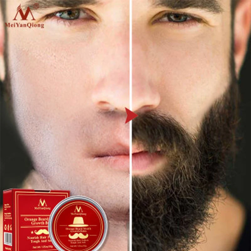 Мужской восковый бальзам 30 мл для увеличения роста бороды натуральный