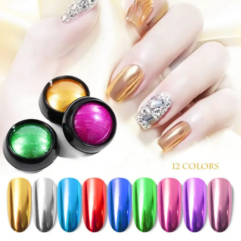 Блестки для ногтей DIY маникюр супер яркие ногти титановый порошок зеркало
