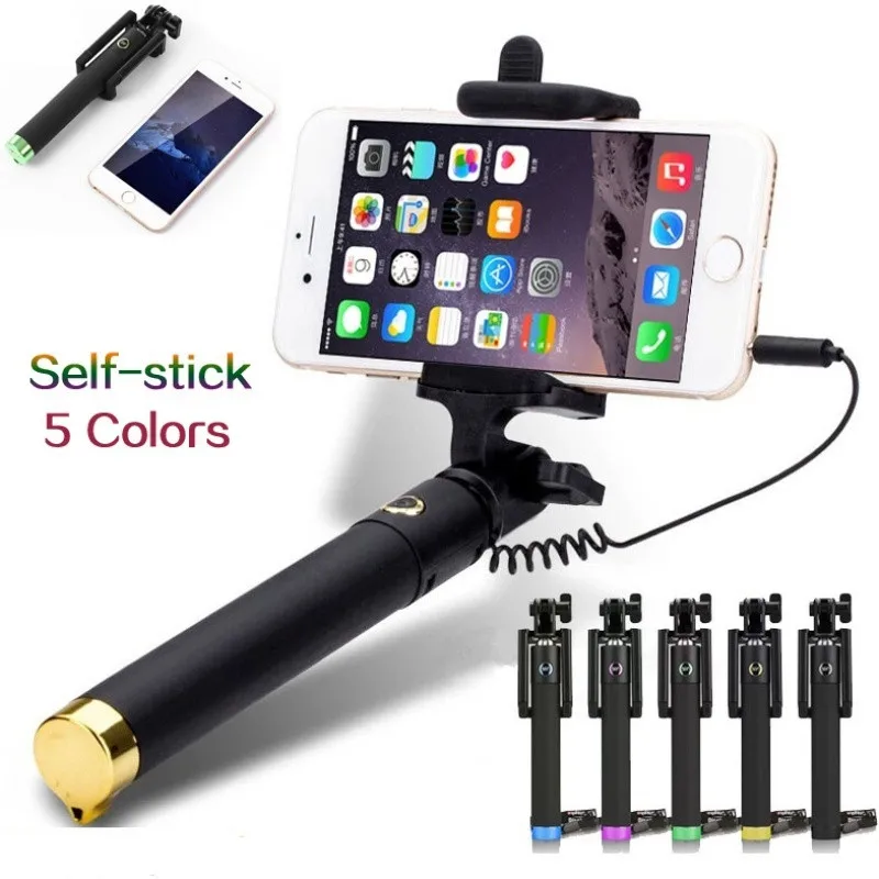 Селфи-палка для iPhone 6s plus 5 se 5s huawei samsung Xiaomi селфи-палка мобильный телефон Palo Perche Selfie Palo Selfi Para Movil