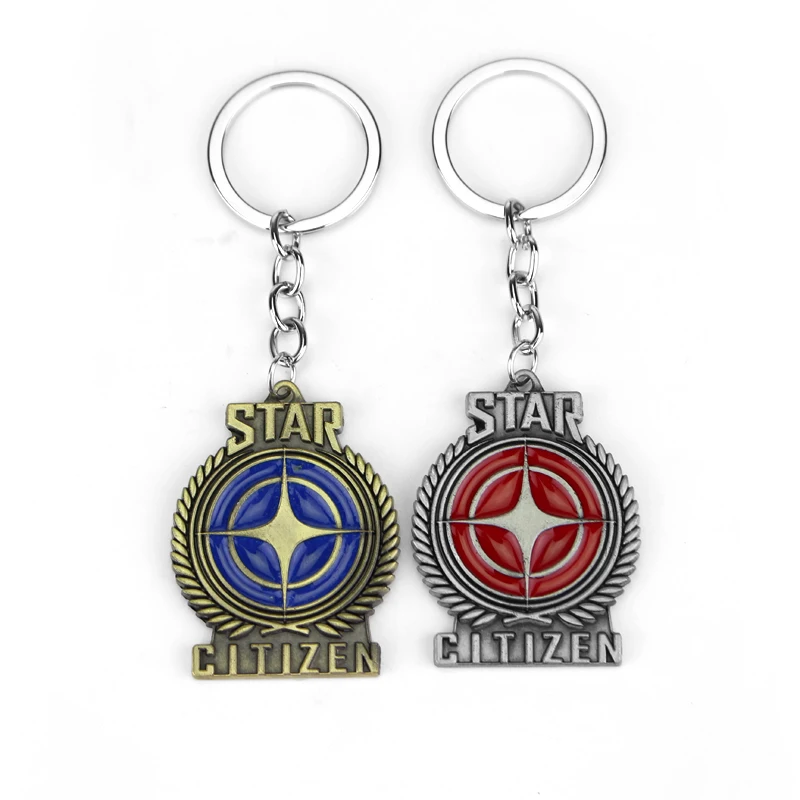 Лидер продаж, Игровая серия MQCHUN, звезда, стиль Citizen, металлическая подвеска, брелоки для фанатов, сувенир