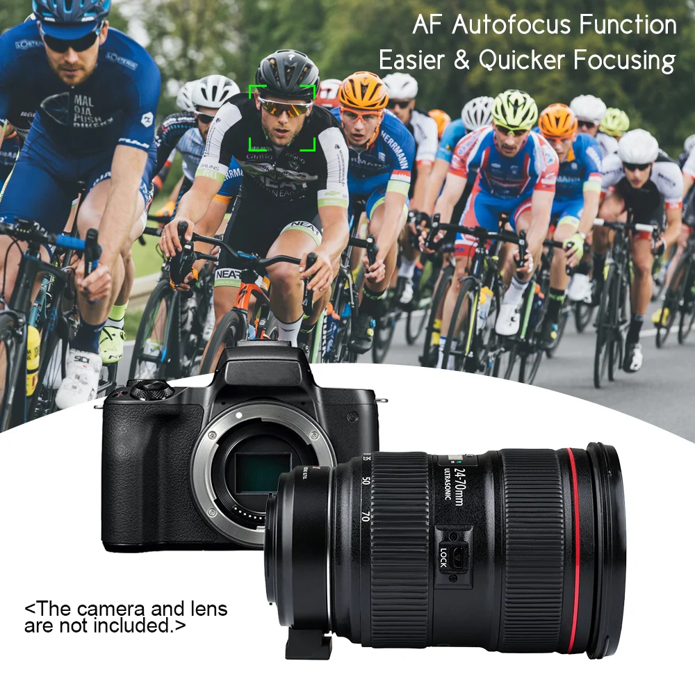 Viltrox EF-EOS M2 Авто фокус объектив крепление адаптер кольцо 0.71X фокусное USB обновление для Canon EF объектив серии для Canon EOS M/M2/M3