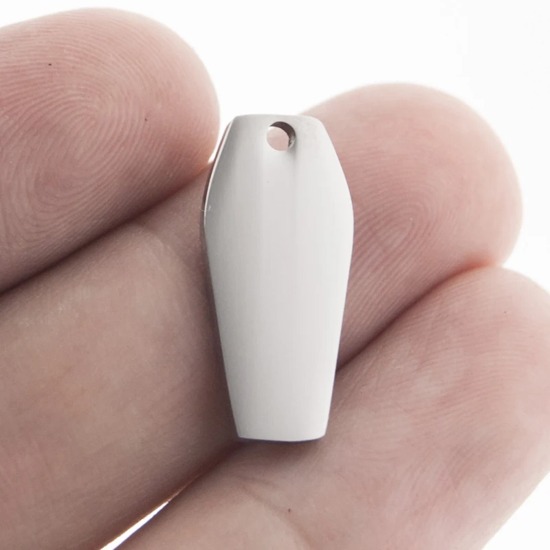 

Charm DIY Remember Mini Double High Mirror Polish Stainless Steel Jewelry Anniversary High Quality Wholesale 100pcs