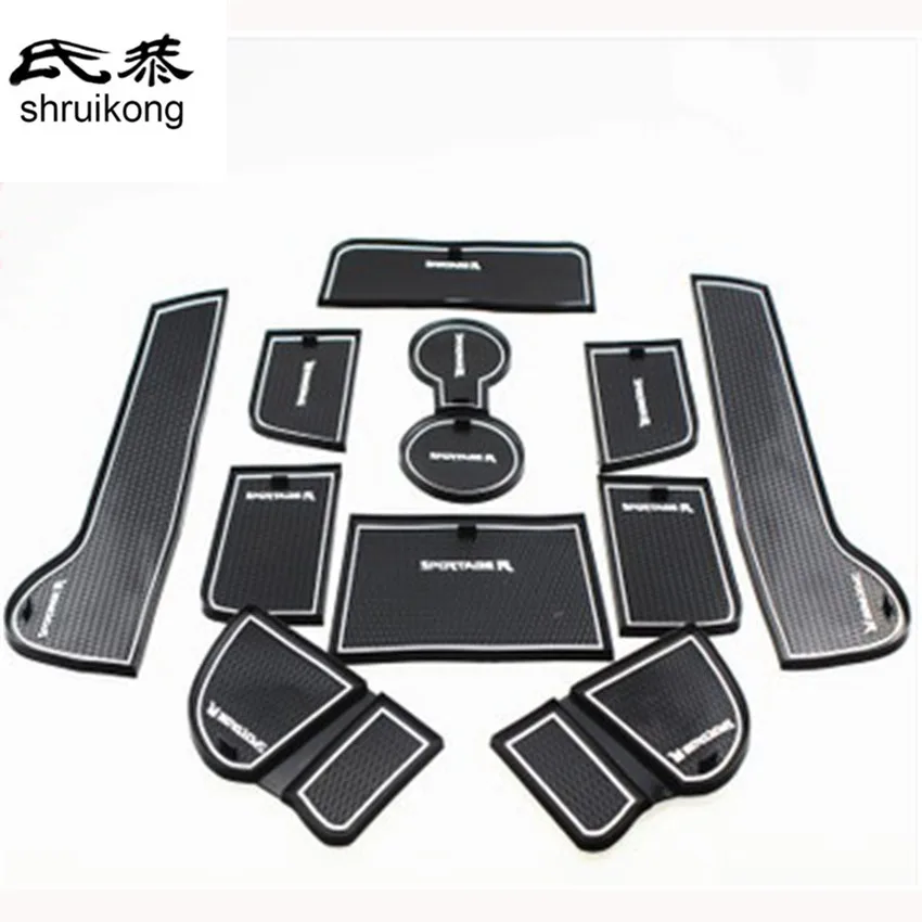 

1 партия, нескользящий коврик для автомобильных ворот из силиконового материала для KIA Sportage MK3 2010-2016