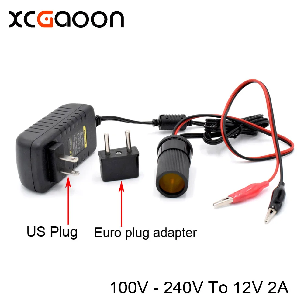Xcgaoon выход 2 способа ACDC AC/DC адаптер модуль преобразователя 100 В 240 до 12 2A подходят