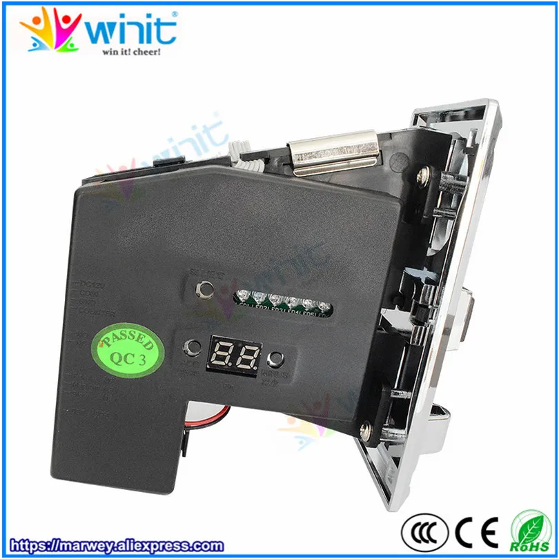 Мультимонетоприемник программируемый процессор 6 типов устройство для проверки