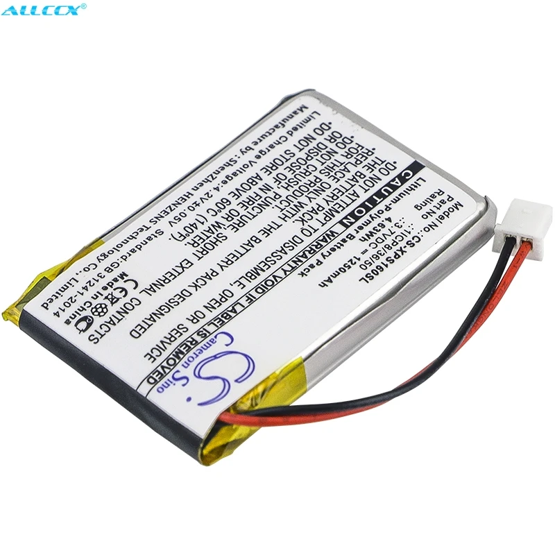 Аккумулятор Cameron Sino 1250 мАч 1ICP8/36/50 для GPS 160 X SkyPro|Цифровые аккумуляторы| |