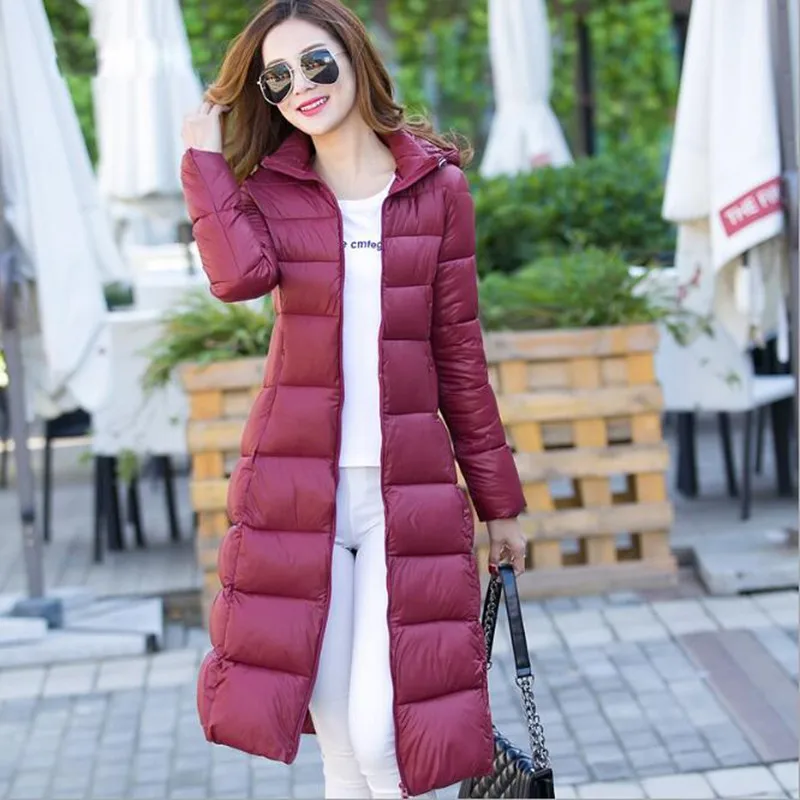 2016 Зимняя Куртка Пальто Женщин Воспитать в Себе Мораль С Длинными Рукавами