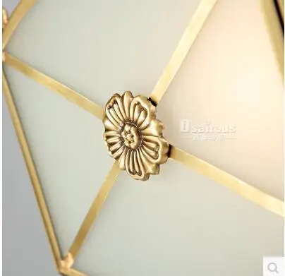 Подвесной светильник в европейском стиле из меди для ресторана бара спальни