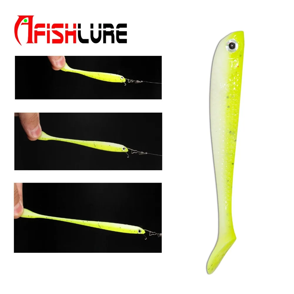 Afishlure Мягкая приманка для рыбы 55 мм 1,15g для рыбалки, мягкие блесны на удочку силиконовые бас гольян приманки твердая приманка Пластик приманка рыболовные 10 шт./пакет
