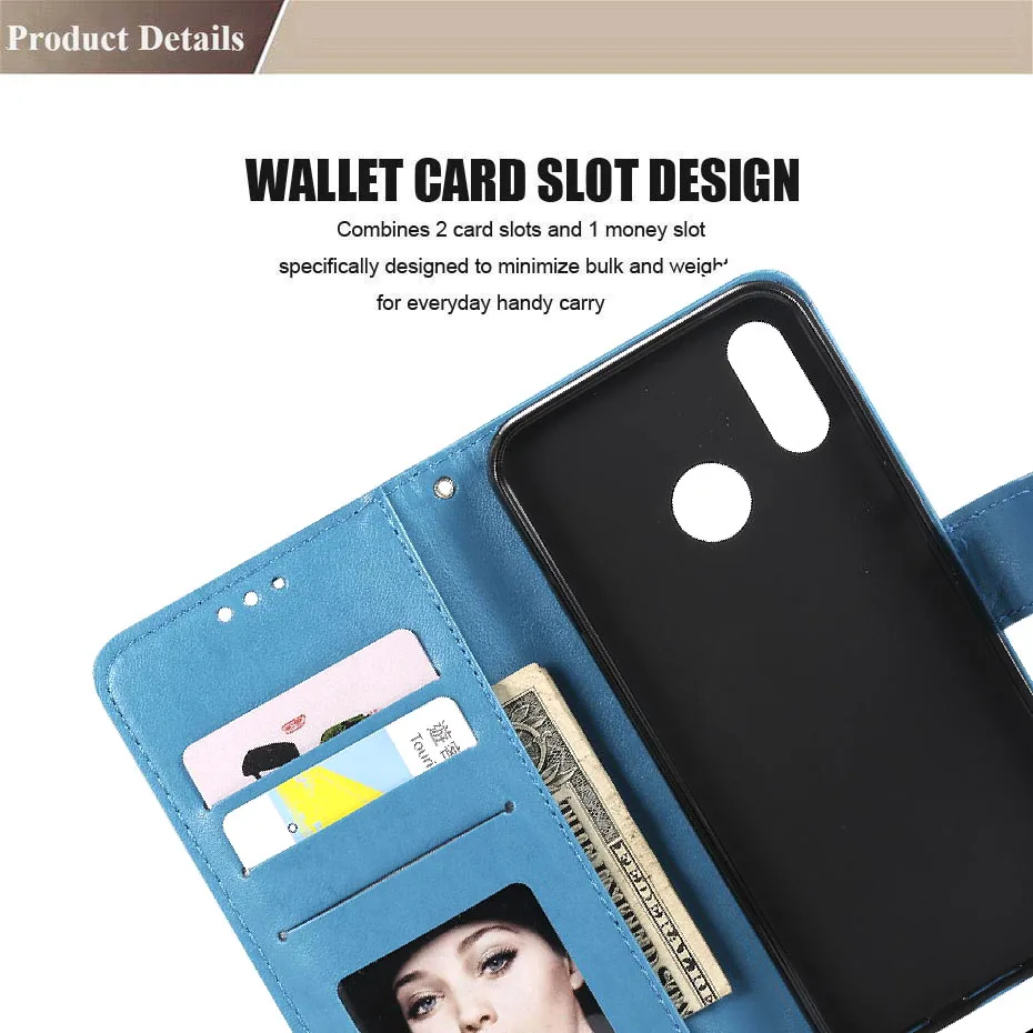 Чехол для телефона из искусственной кожи для huawei P10 P20 P9 Коврики 10 20 Lite рro Y3 Y5 Y6 Y9 Чехол-бумажник с откидной крышкой для huawei Honor 8 9 10 чехол