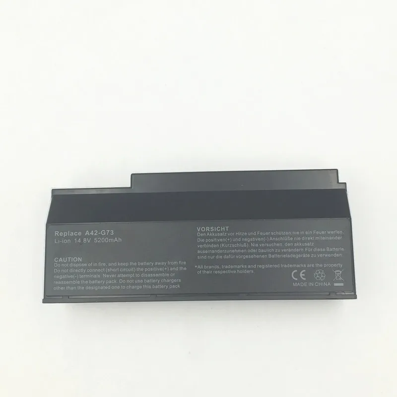 Новинка 5200 мА · ч A42 G73 G53 G53J G53S G73S G73J G73G G53JW G73SW G73GW|Аккумуляторы для ноутбуков| |