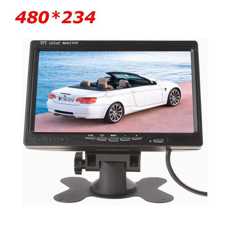 XYCING новые наборы RVC093 7 дюймовый TFT ЖК экран 480*234 пикселей 2 AV вход автомобильный