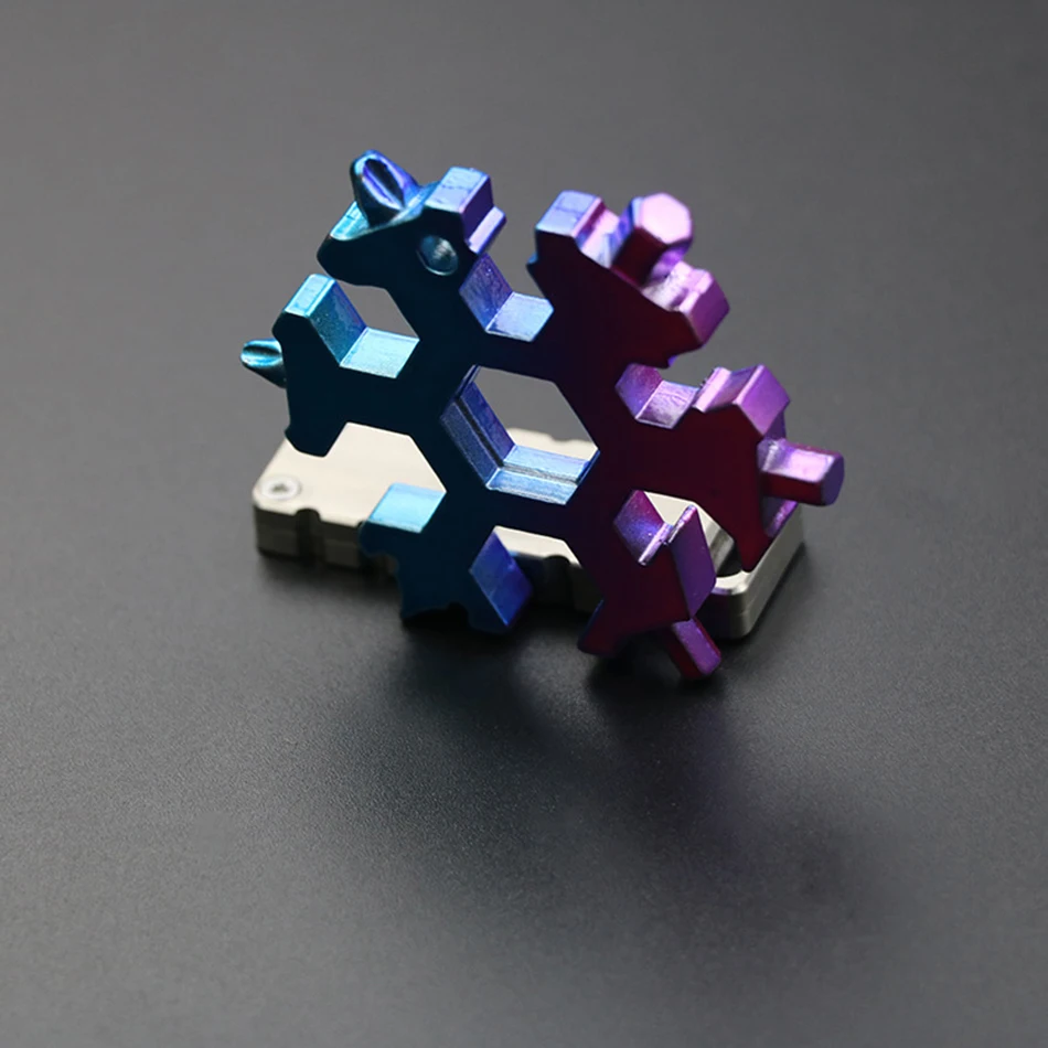 EDC Снежинка гаечный ключ инструмент Творческий открытый универсальный подарок