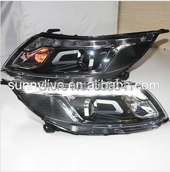 

For KIA RIO K2 LED Angel Eyes Head Lamp Projector Lens 2011 -2012 year SYMS