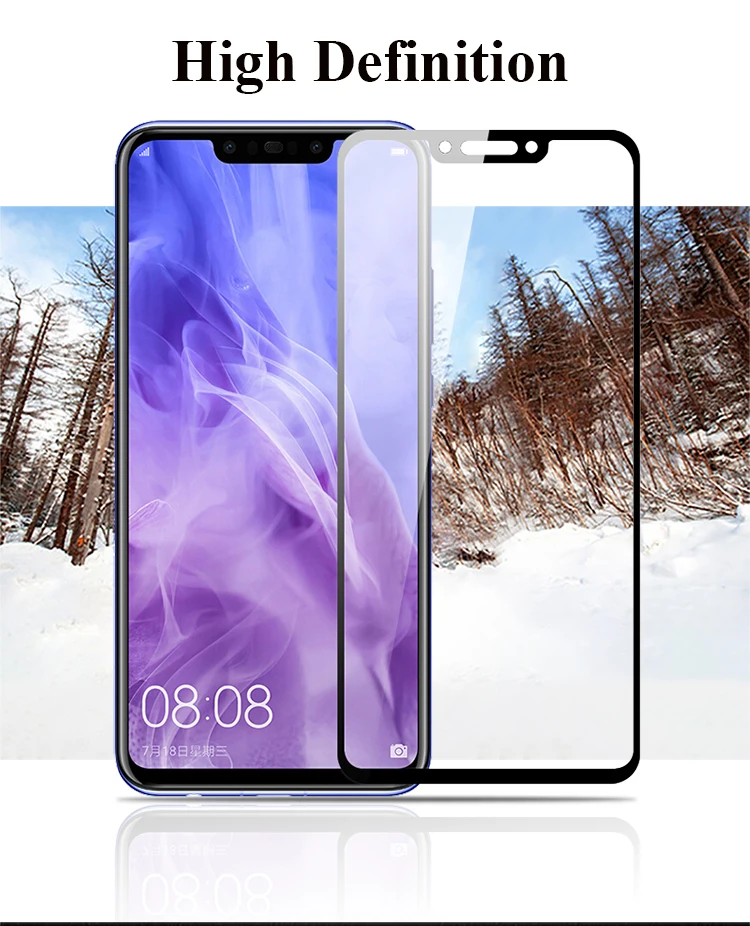 9H Protective Glass For Huawei nova 3 3i Full Cover Screen Protector Tempered i nova3 nova3i | Мобильные телефоны и