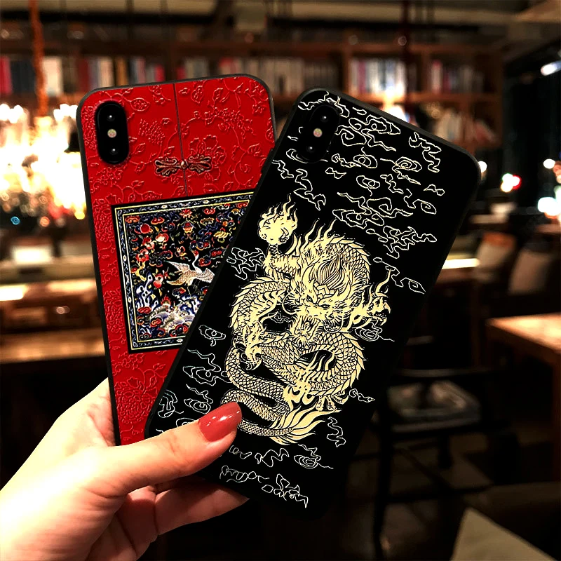 Для iPhone 6 plus 6s X 7 8 XR XS Max 1112 pro 12 мини силиконовый матовый 3D рельефный чехол для