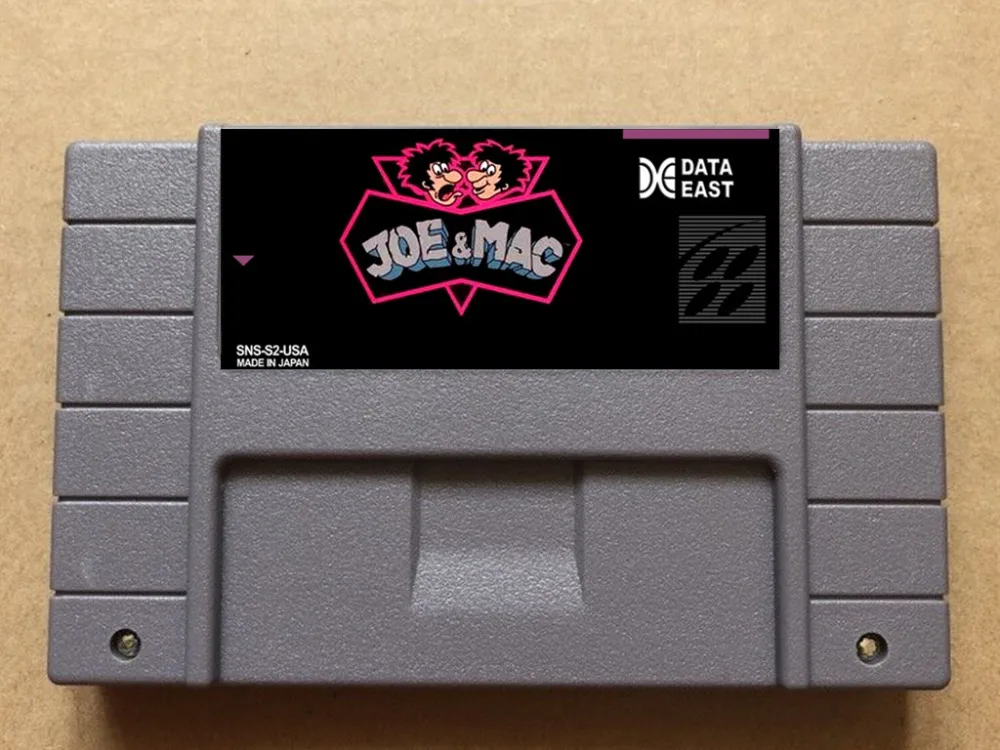 JOE & MAC1 USA NTSC версия 16 бит 46 контактов видеоигр!|Картриджи| |