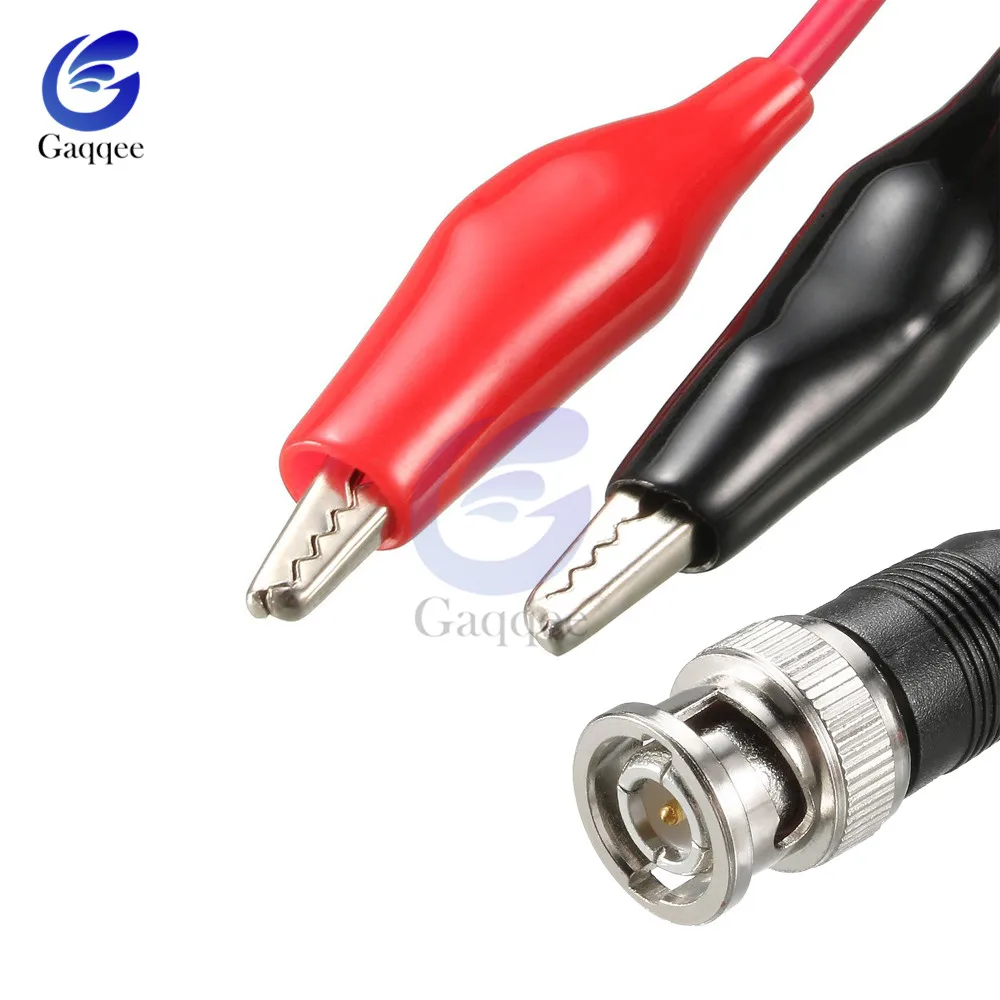

Fully Assembled Oscilloscope 138 Mini 13805K Digital Oscilloscope P1011 Test Lead Male Connector to Dual Alligator Clip Probe