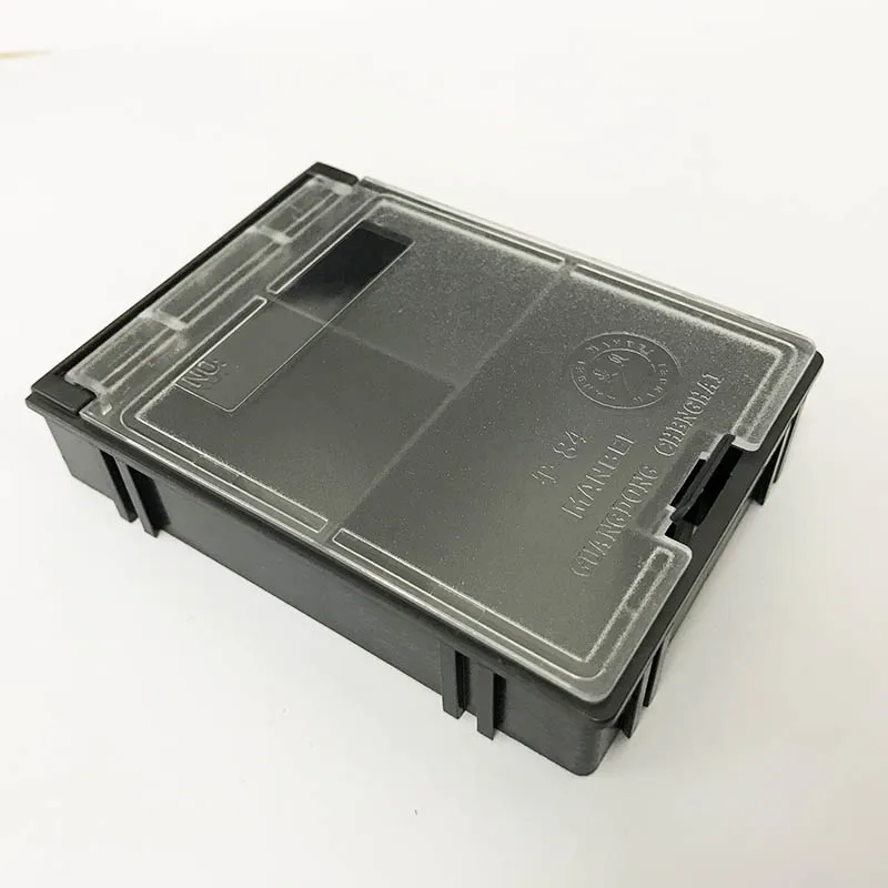 4pcs SMD SMT Electronic Component Mini Storage Box 4 Lattice/Blocks 84x61x19mm black Color | Обустройство дома