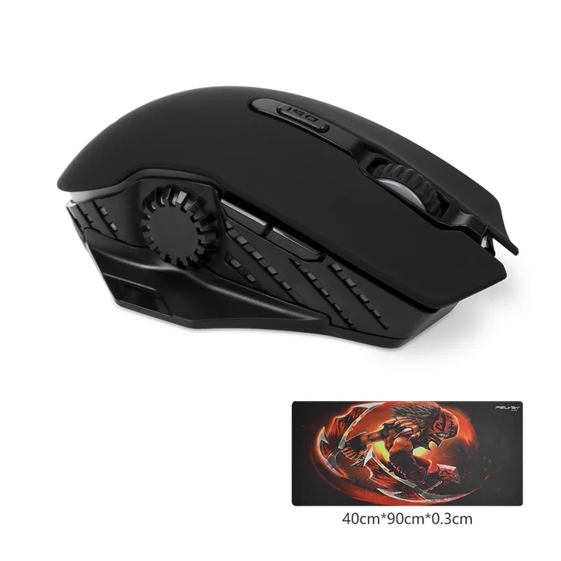 FELYBY CW110 беспроводная мышь dpi 2400 2,4 ГГц ноутбук Настольный компьютер Универсальная удобная мышь+ коврик для мыши камера - Цвет: mouse     L pad