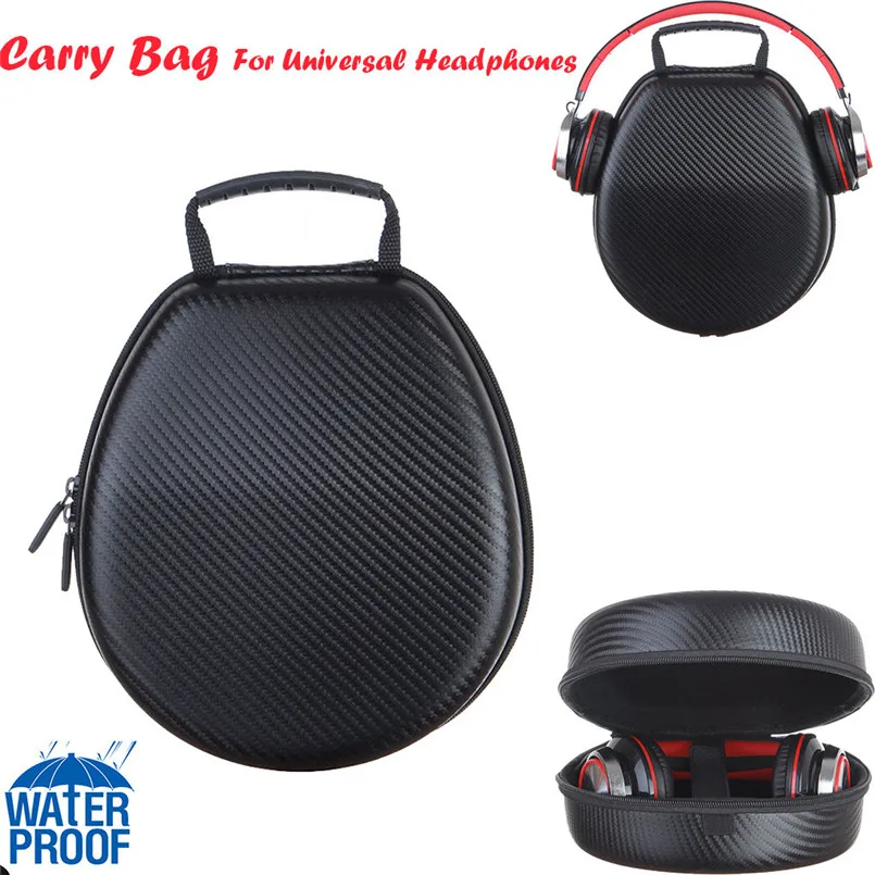 Удобный чехол для наушников Водонепроницаемый EVA жесткий хранения защитная