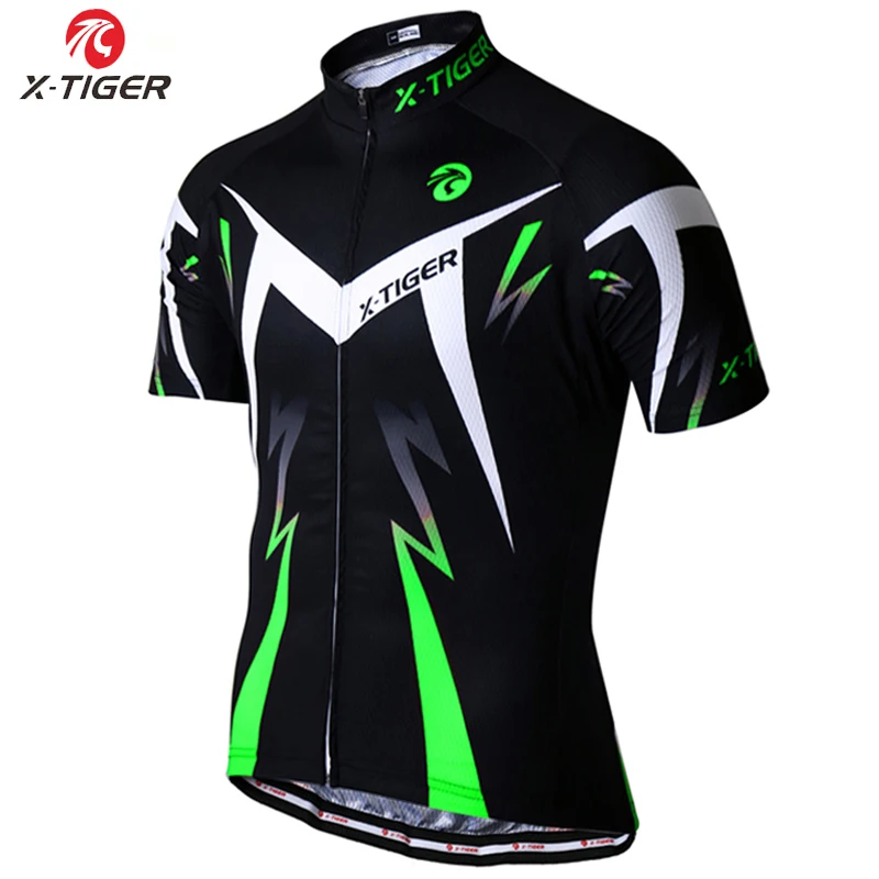 Cycling Jerseys X-TIGER Pro, Майки для велоспорта, муки, зеленые, летние, быстросохнущие, одежда для велоспорта, дышащая, одежда для велоспорта, униформа для мужчин - Цвет: Cycling Jerseys