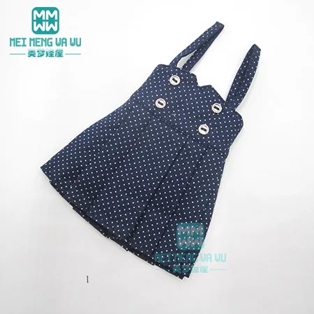 JPy4--006--B Одежда для куклы подходит 43 см MSD 1/4 BJD кукла полосатая длинная футболка и плиссированная юбка - Цвет: JPy4--006--B