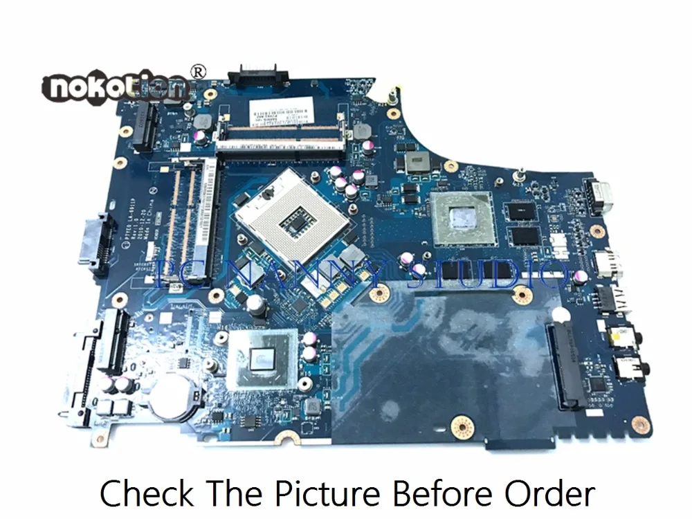Материнская плата PANANNY для ноутбука ACER Aspire 7750 7750G MBRCZ02002 P7YE0 LA 6911P HM65 DDR3