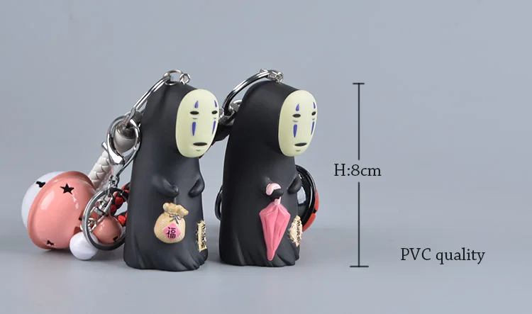 Koteta Studio Ghibli No Face фигурка мужчины ПВХ фигурка Миядзаки Хаяо аниме брелок 8 см украшение-кукла детские игрушки Рождество