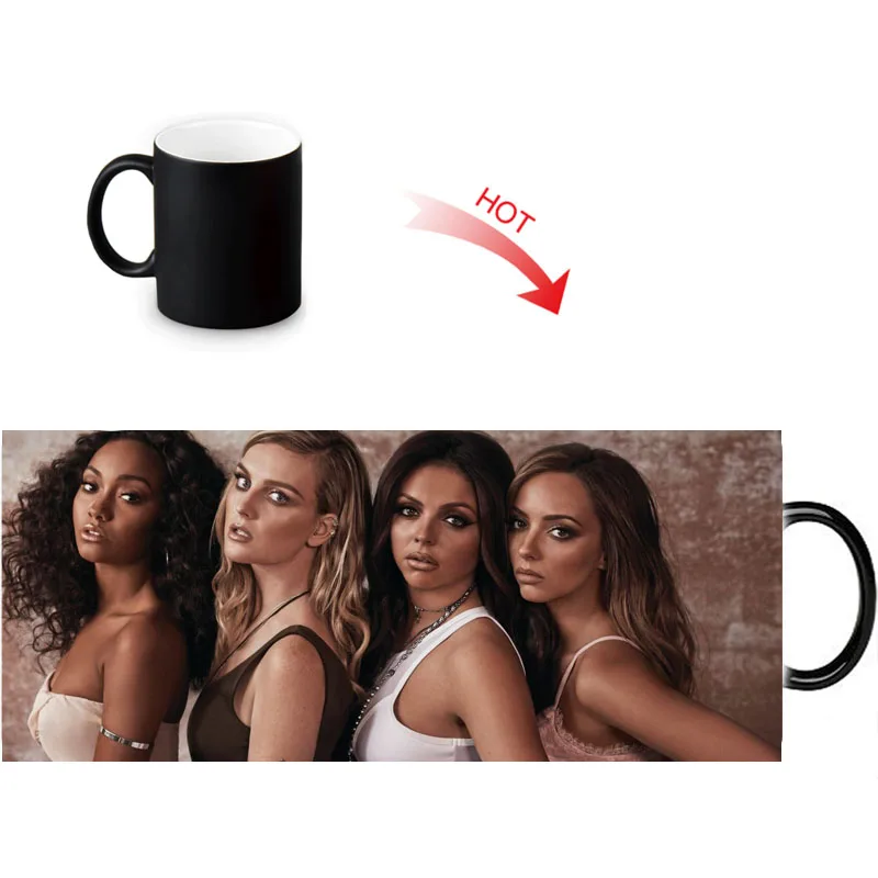 Термочувствительная кружка Little Mix меняющая цвет керамическая чайная чашка
