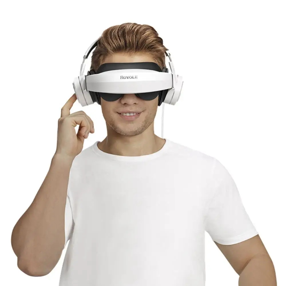 Royole Moon все в одном 2 ГБ/32 Гб 3D VR гарнитура HIFI наушники с эффектом погружения Очки виртуальной реальности 3D виртуальный мобильный кинотеатр