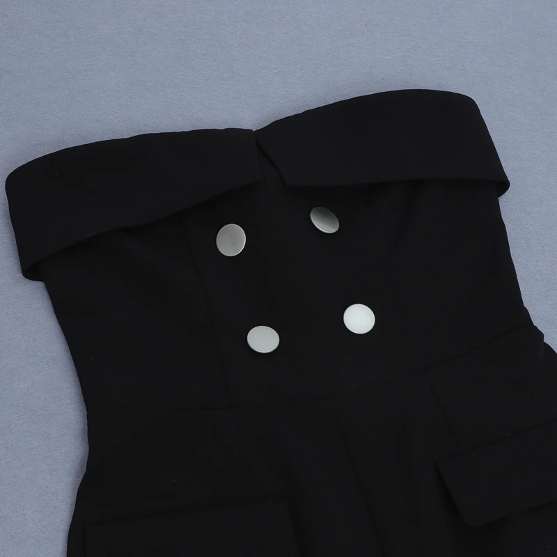 Женский комбинезон без рукавов Max Spri вечерние облегающие комбинезоны черного