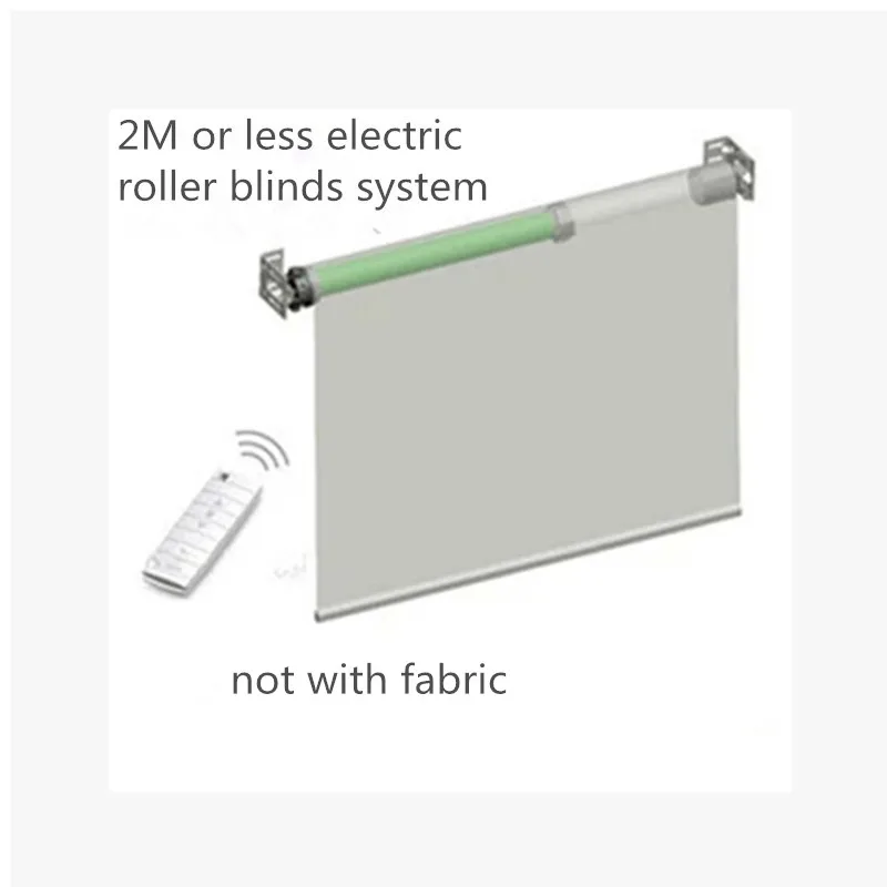 

2m Width Elecric Customizable Roller Blinds System with Dooya Tubular Motor DM35S/35R without Fabric for Smart Home