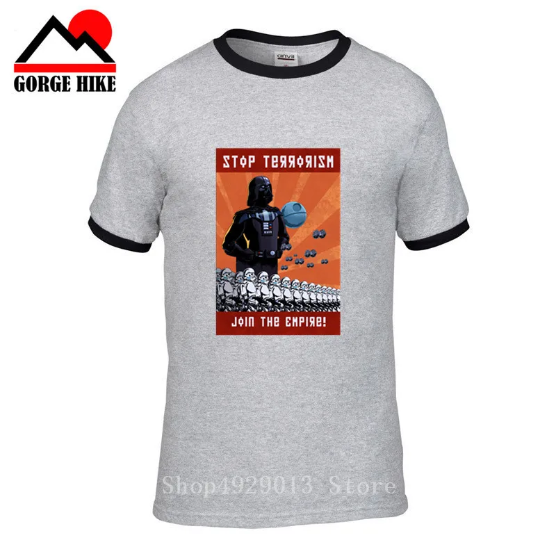 Классическая Звездная Империя футболка джедай Дарт Вейдер евро коммандос