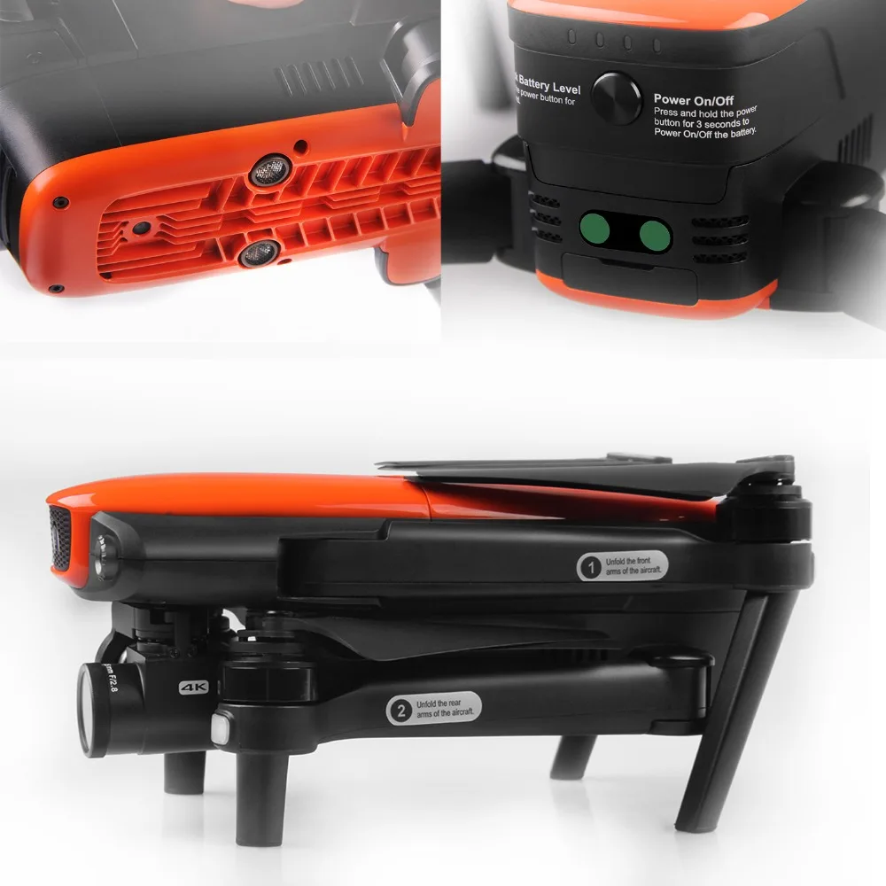 Складной Дрон autel robotics evo камера 60FPS 1080P 4K видео в реальном времени с