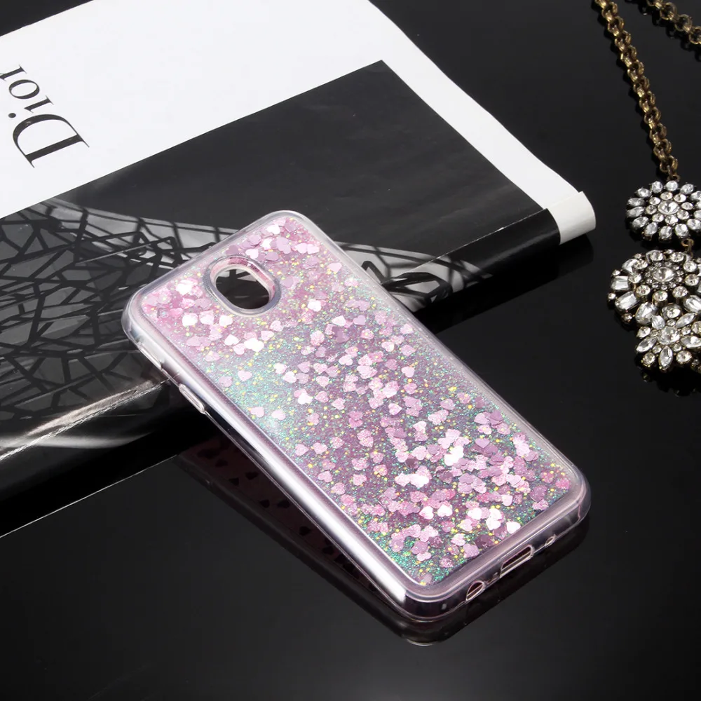 For Samsung Galaxy j7 2017 J730 Case Soft Cover J5 Liquid Quicksand TPU Back sFor / Pro Phone |