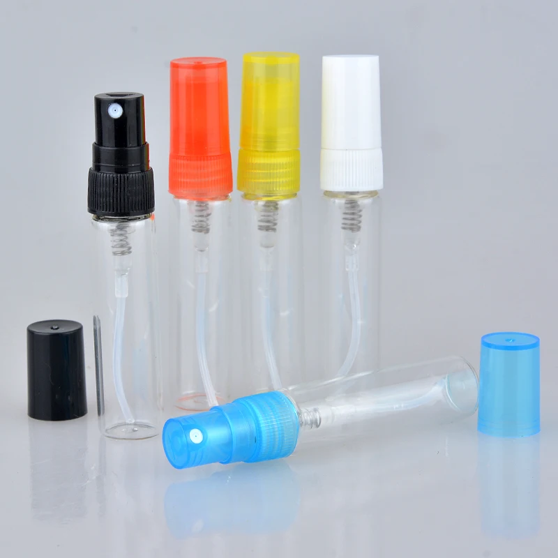 10 Pieces/Lot 5ml Glass Portable Perfume Bottle With Plastic Spray &ampEmpty Sample Parfum case For Traveler | Красота и здоровье